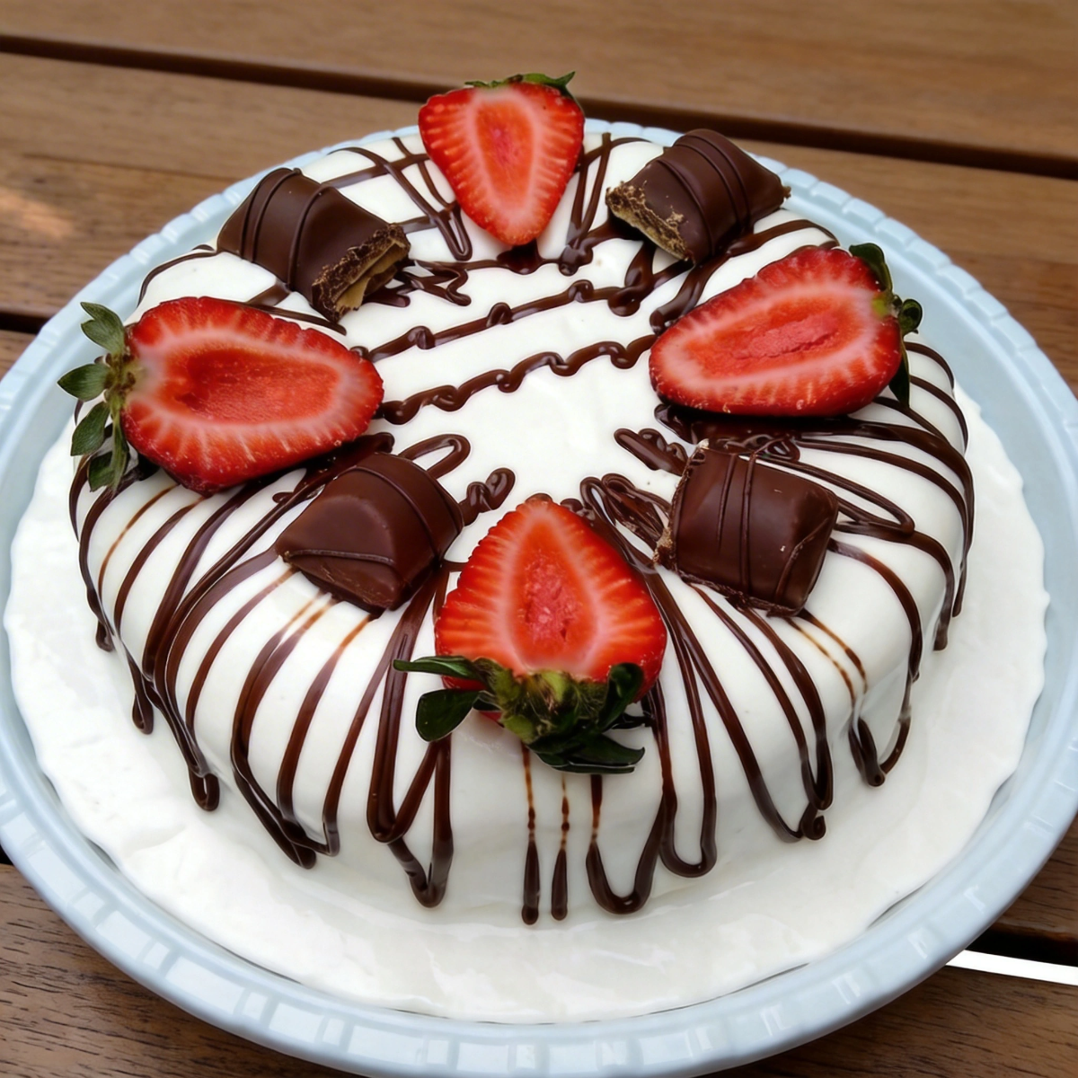 Delicie-se com o nosso irresistível 'Bolo Vulcão Ninho com Nutella e Morangos'. Criado com uma massa incrivelmente fofinha e úmida de chocolate, este prato é verdadeiramente uma tentação. A cobertura é generosamente aplicada, repleta do autêntico e amado sabor do Ninho. Para aprimorar ainda mais, é decorado com uma camada indulgente de Nutella Original, que adiciona uma dimensão de sabor inconfund