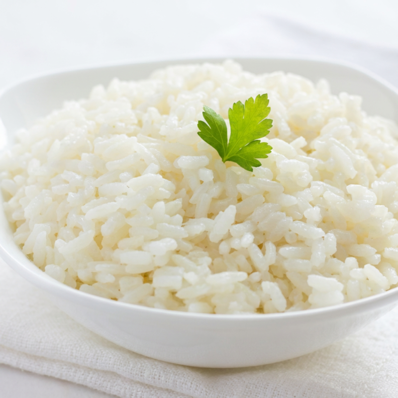 Deliciosa porção de arroz