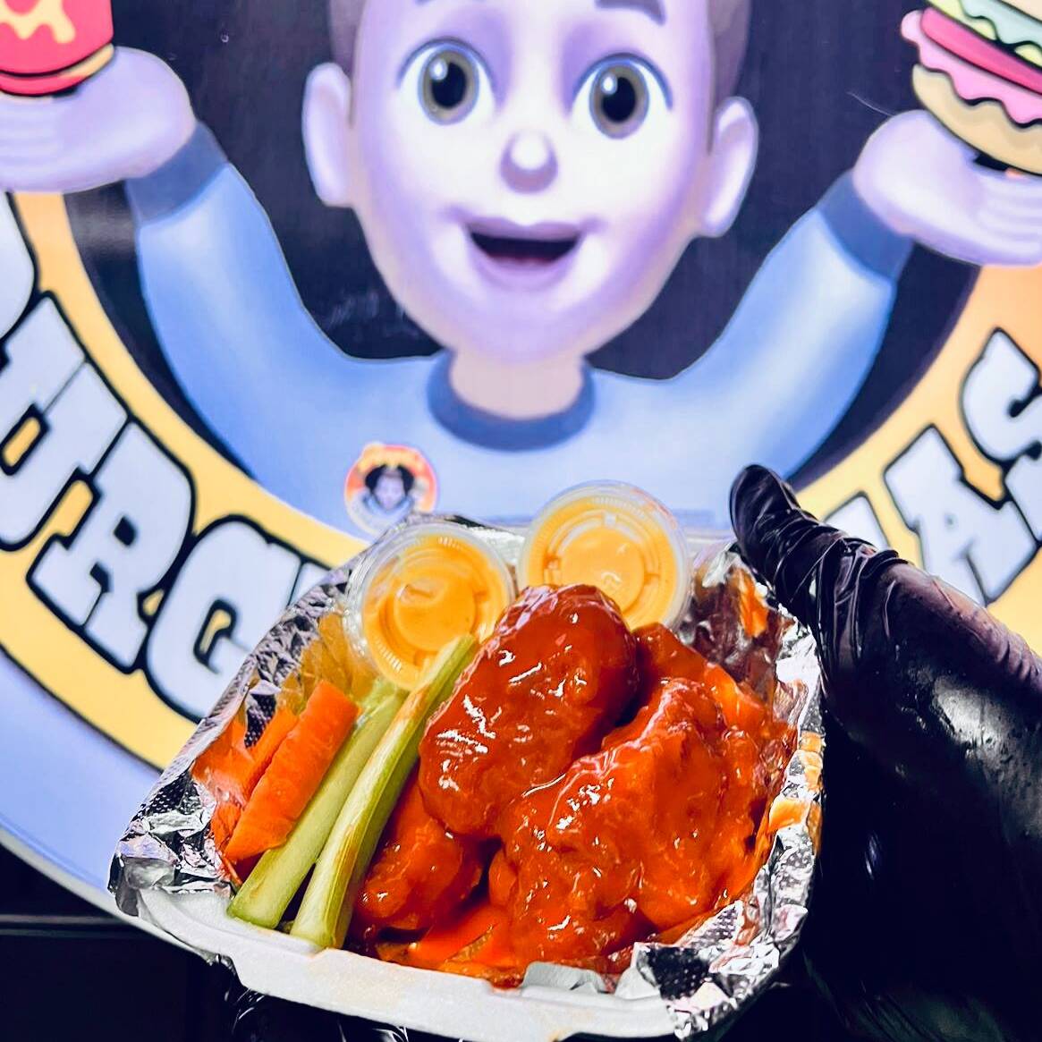 Alitas En Salsa Bufalo sin papas