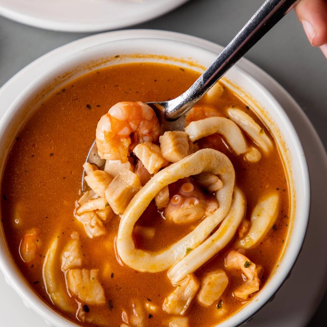 2x1 en Sopa de Mariscos