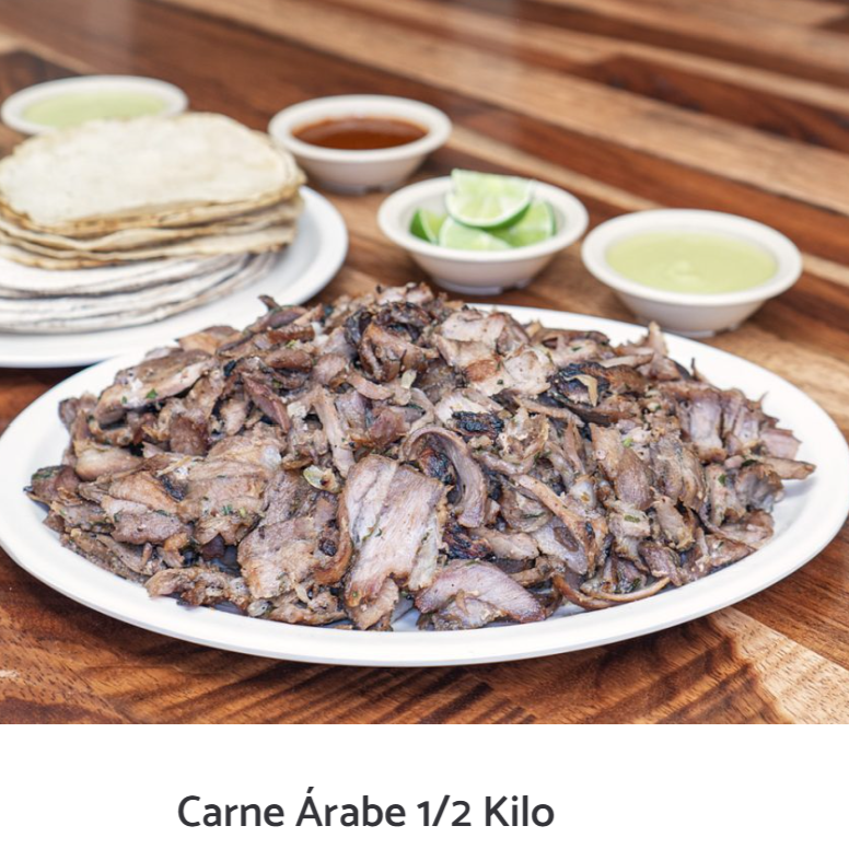 1/4 CARNE ÁRABE