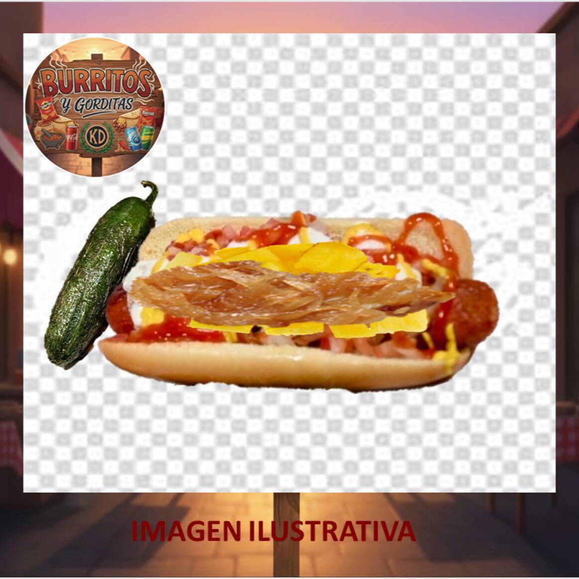 Hot Dog Hawaiano
