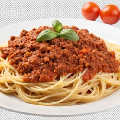 Pasta Con Salsa A La Boloñesa De La Casa