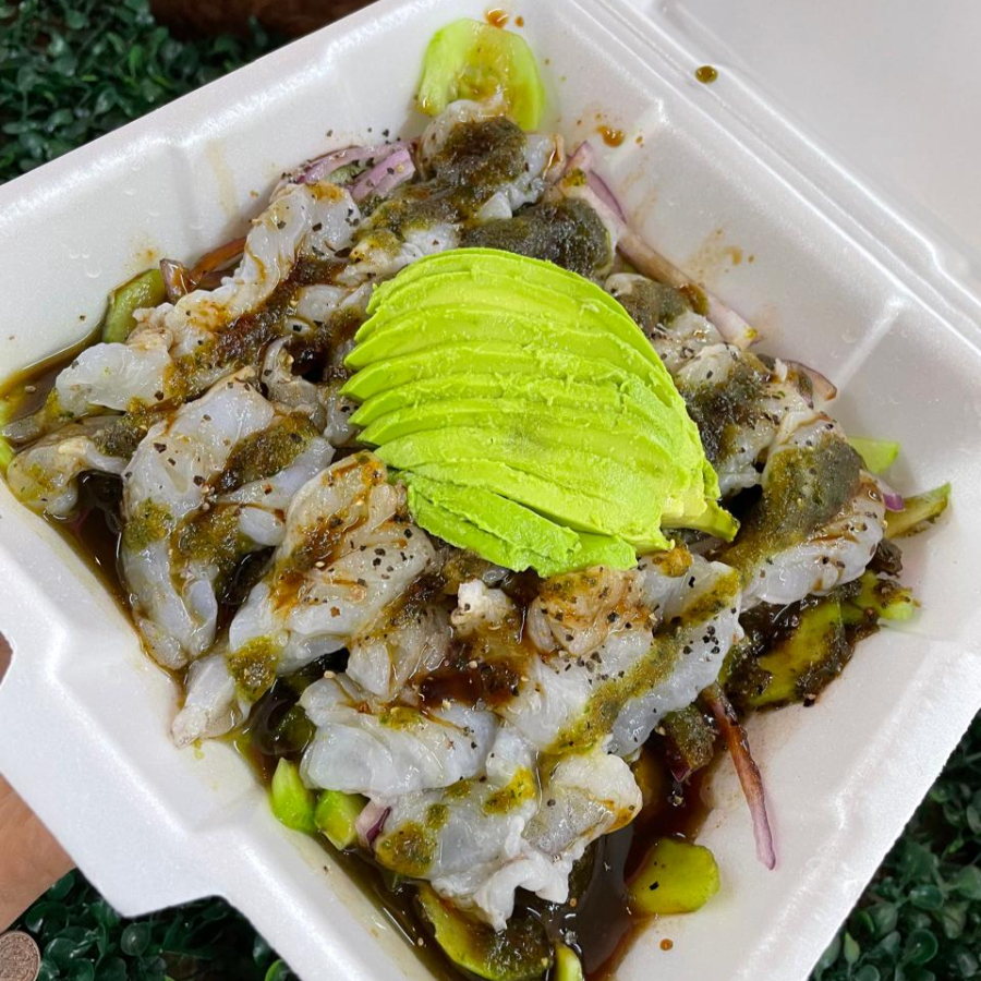 Charola Pa Compartir Aguachile Negro Mediana