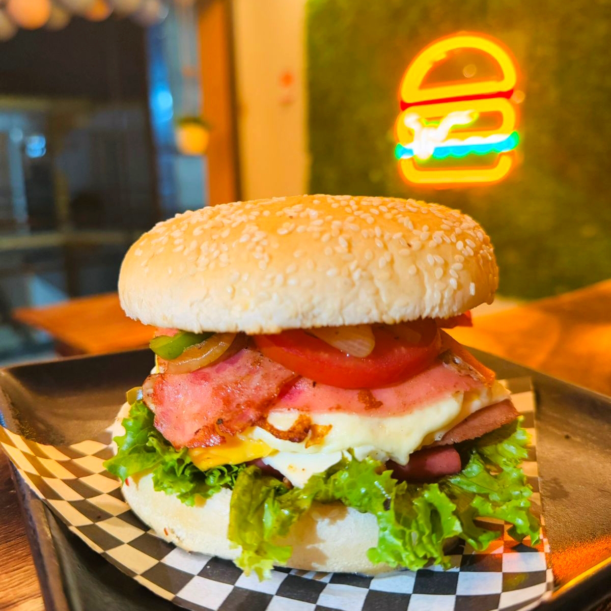 Hamburguesa Tres Quesos