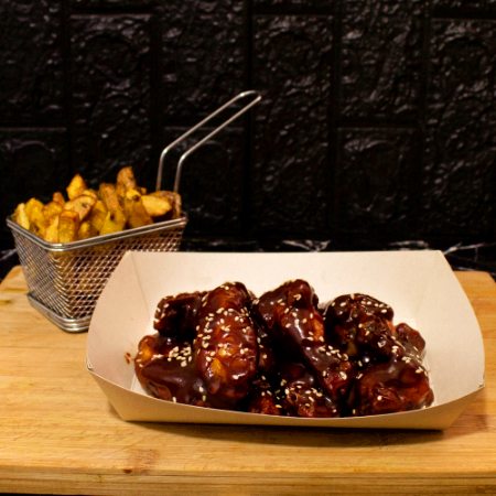 Alitas BBQ 8 Uds