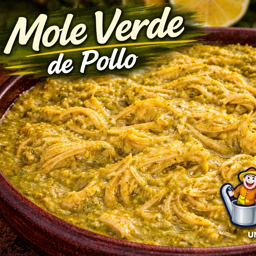 Taco de Mole Verde Pollo