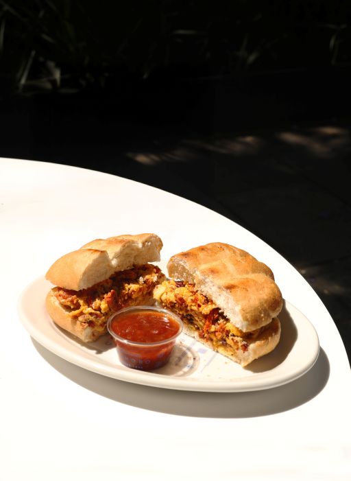 Torta de Huevo con Chorizo.