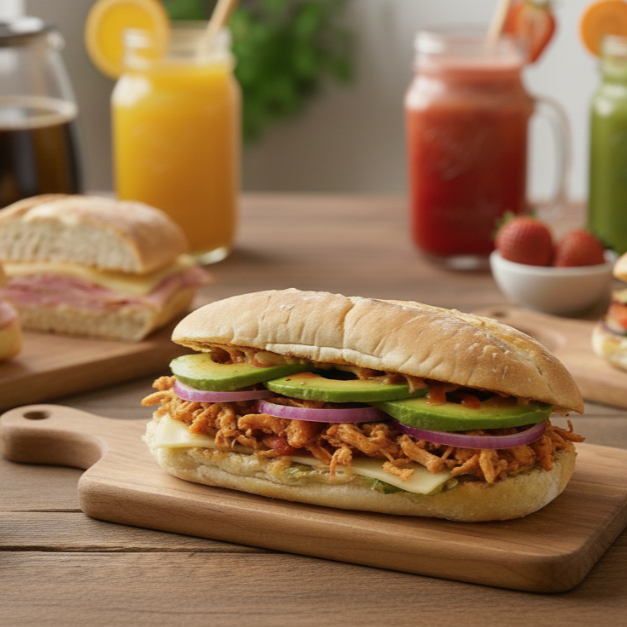 Torta de Pollo Deshebrado