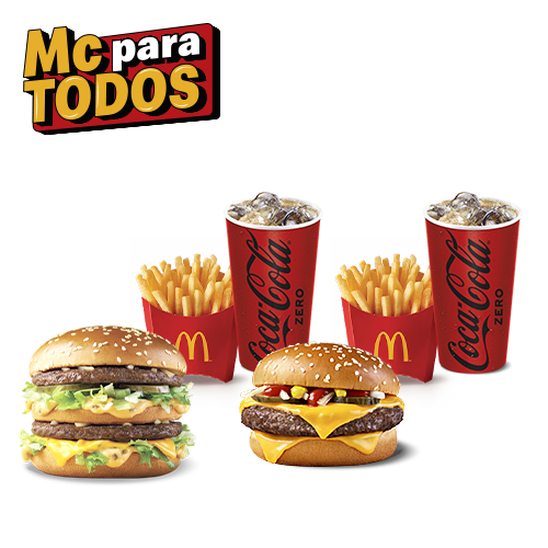 McTrío Big Mac + McTrío Cuarto de Libra