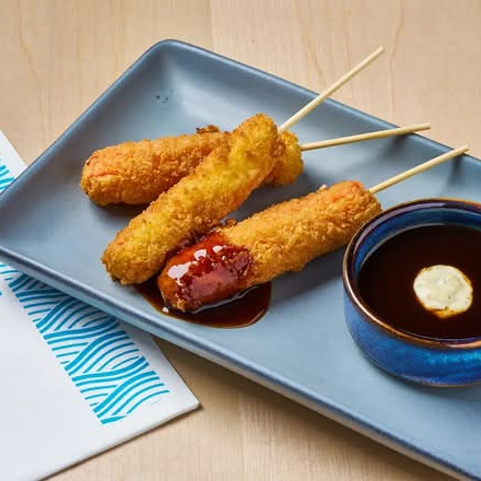 Kushiague de Cangrejo – Brochetas Rellenas de Ques