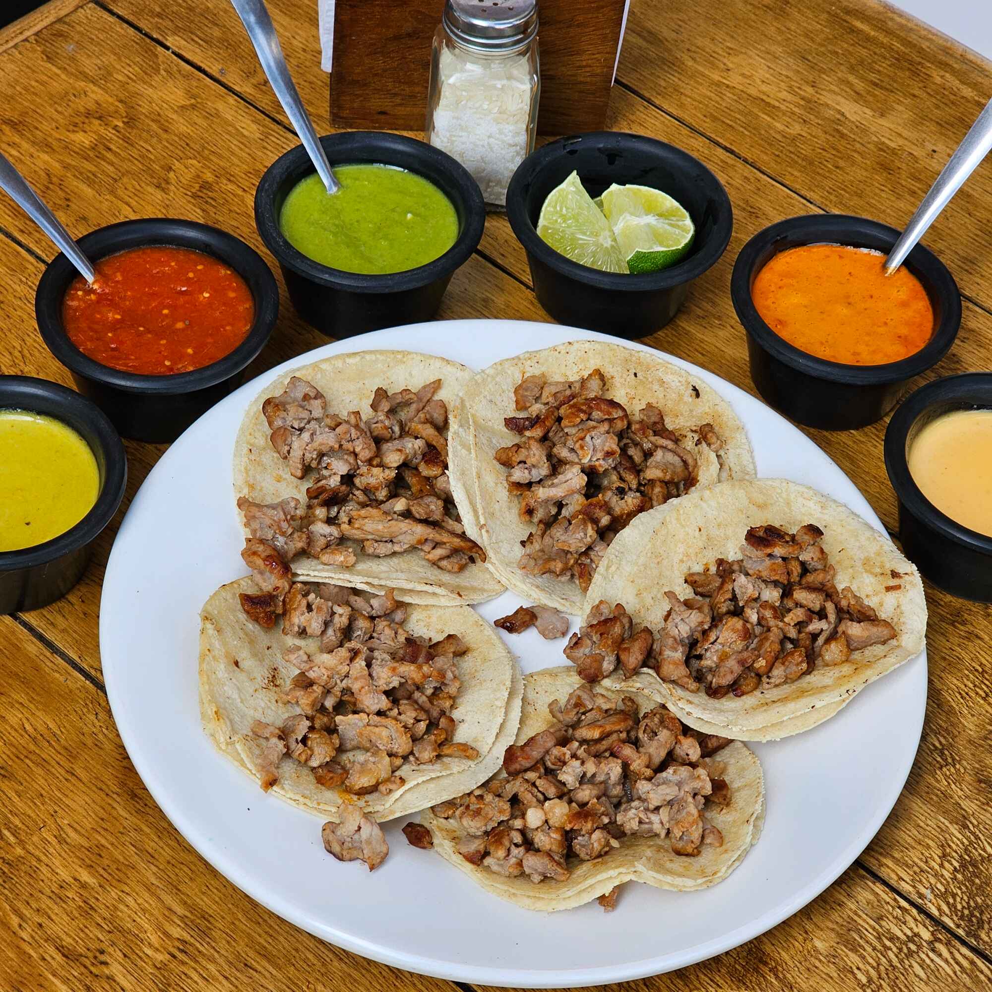 Orden de 5 Tacos de Chuleta