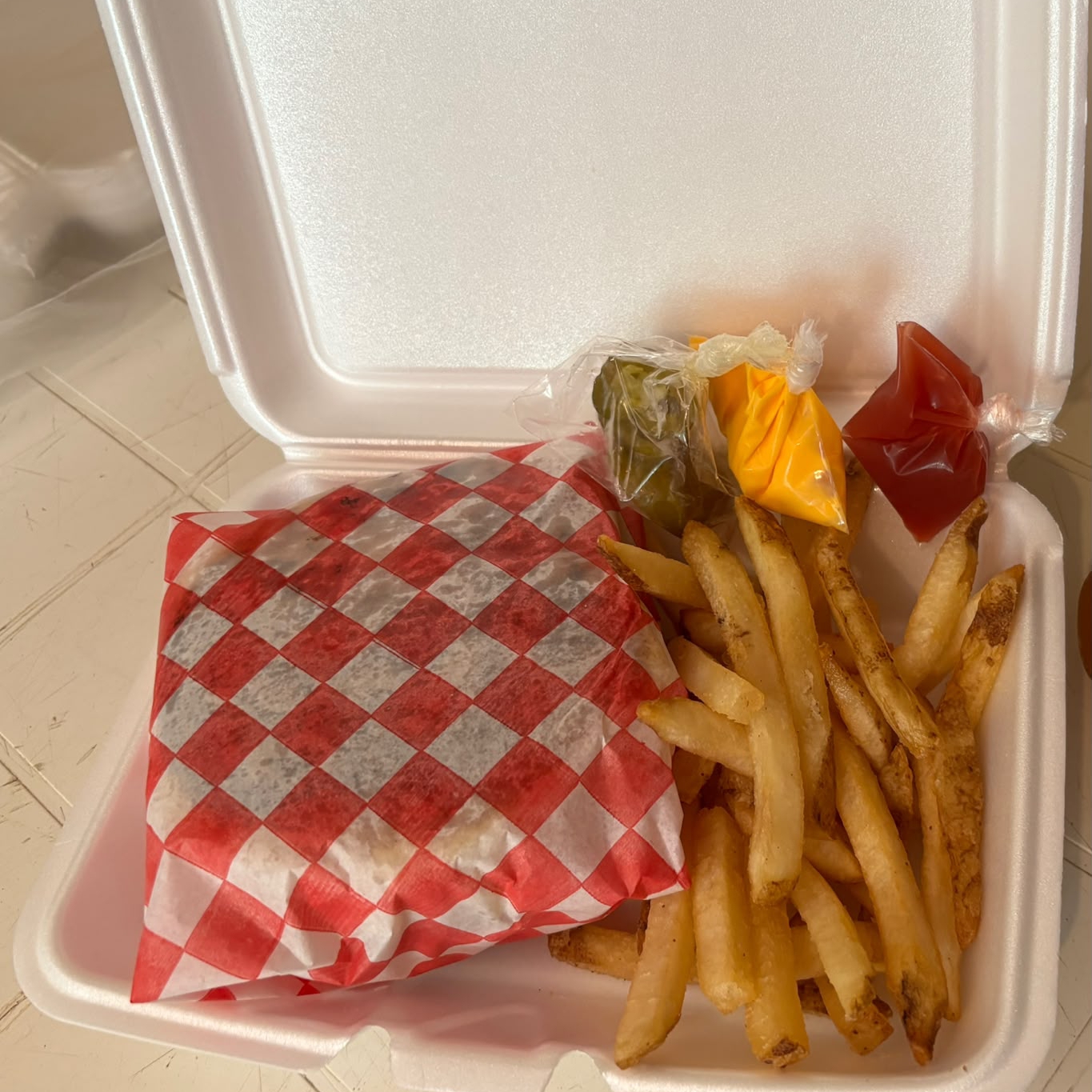 Hamburguesa con Papas