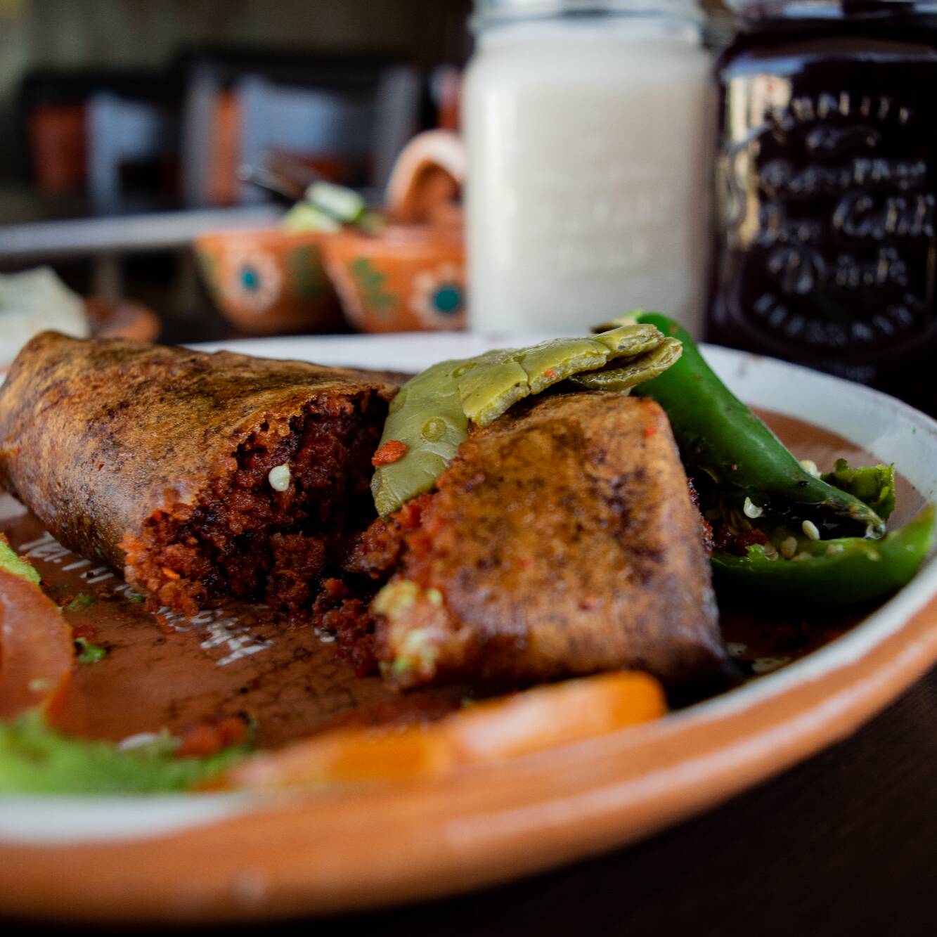 Taco Chino de cerdo + 1lt agua