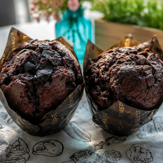 MUFFIN RELLENO TRIPLE CHOCOLATE