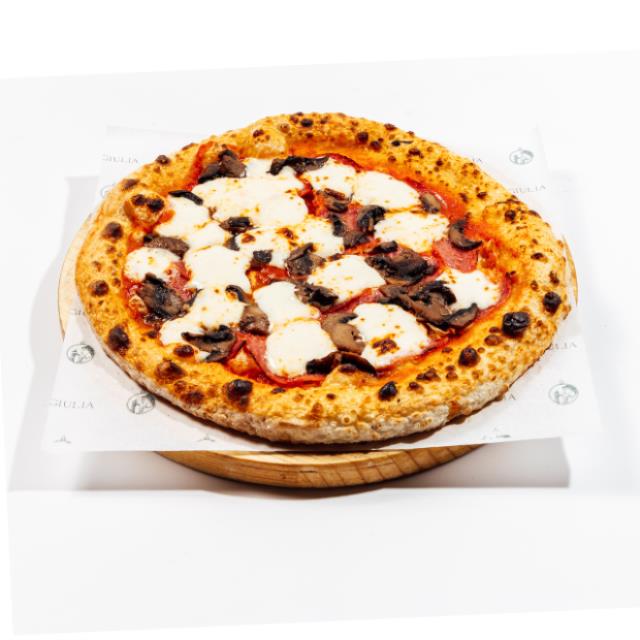 Pizza Salame e Funghi