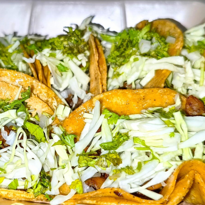 Taco de chorizo