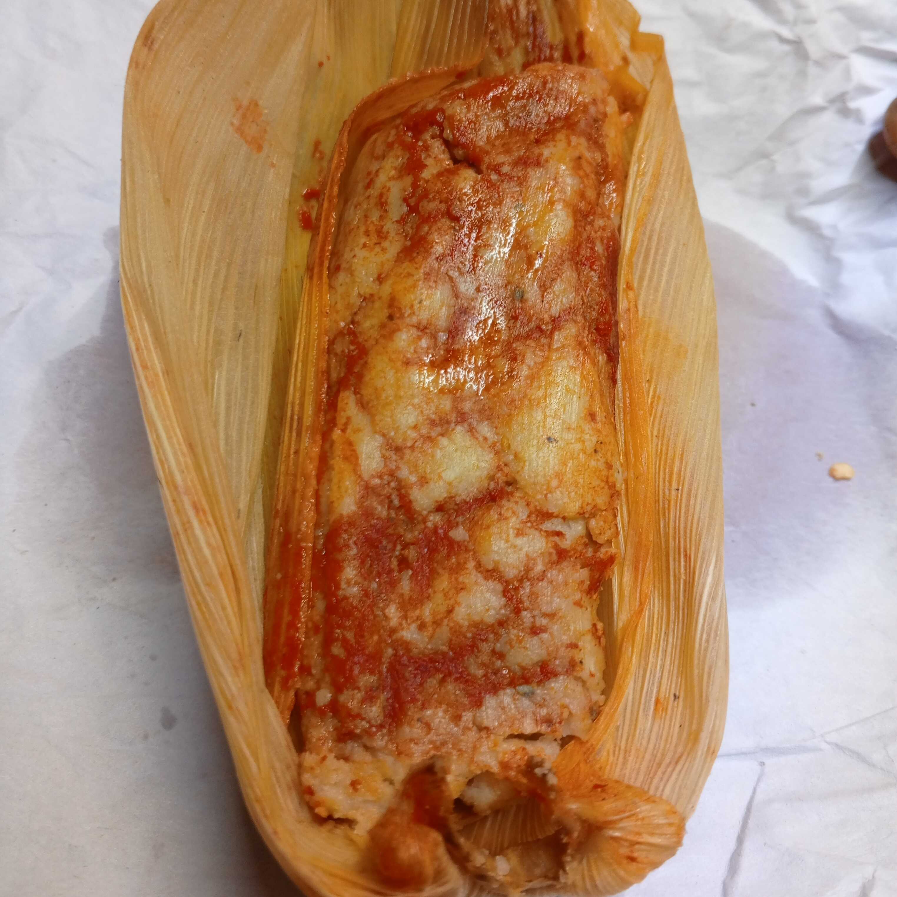 Tamal de Rojo con Puerco