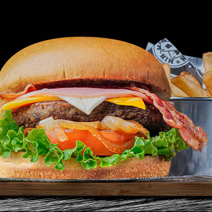 Full House Burger.