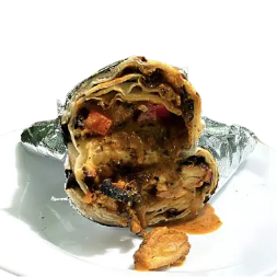 House Chicken Curry Burrito