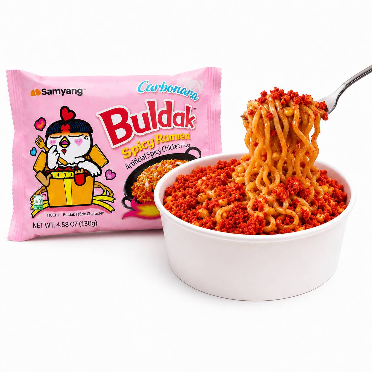 Buldak Carbonara