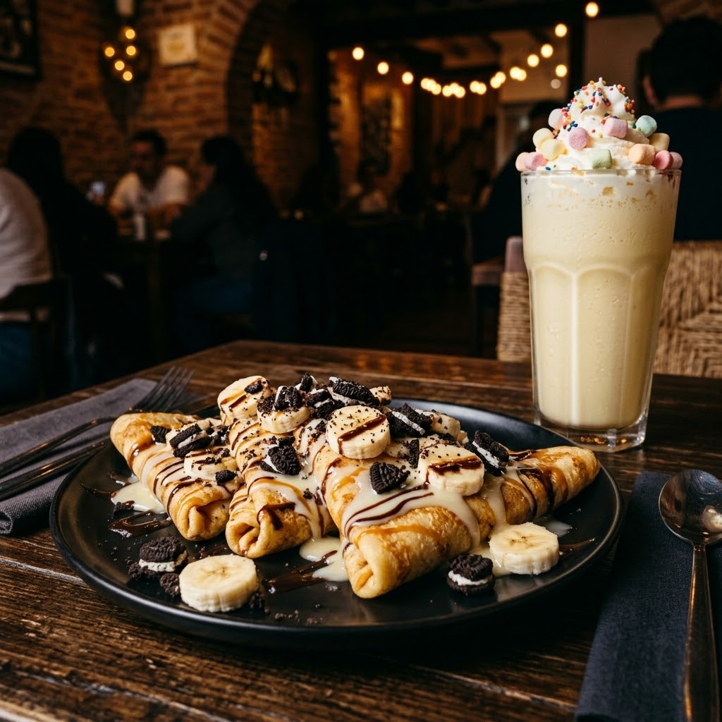 Combo Crepa OREO + Malteada