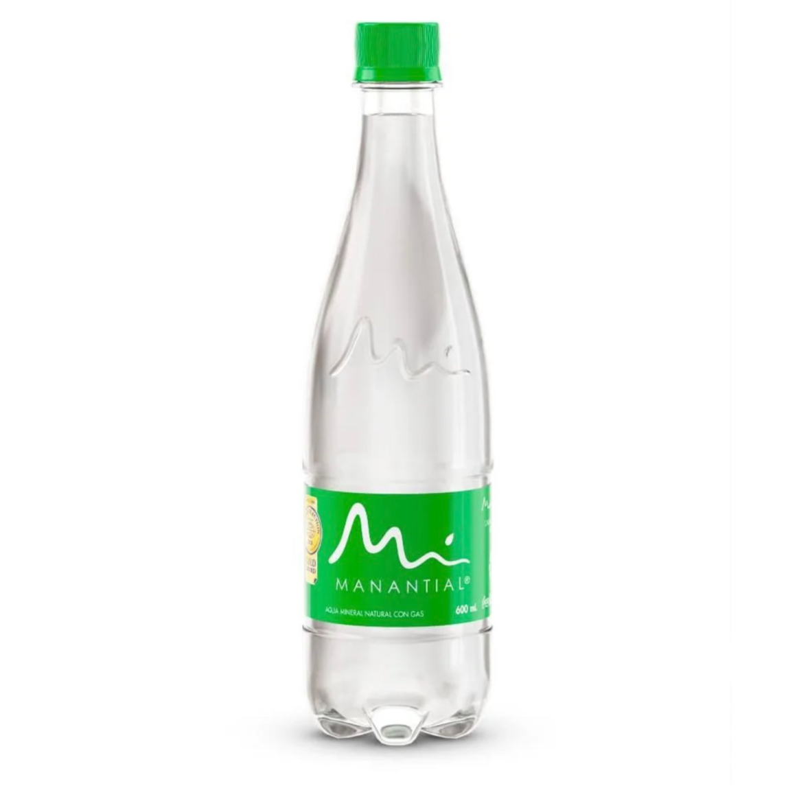 Agua Manantial con Gas 600 ml