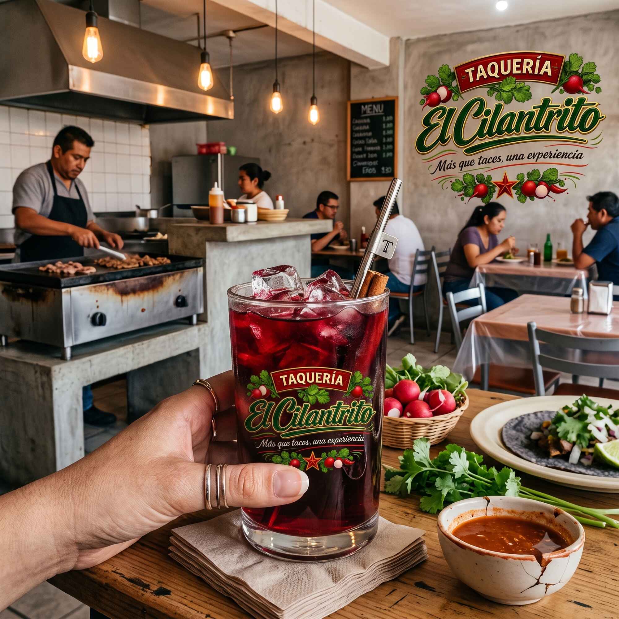 Agua de Jamaica 1 L