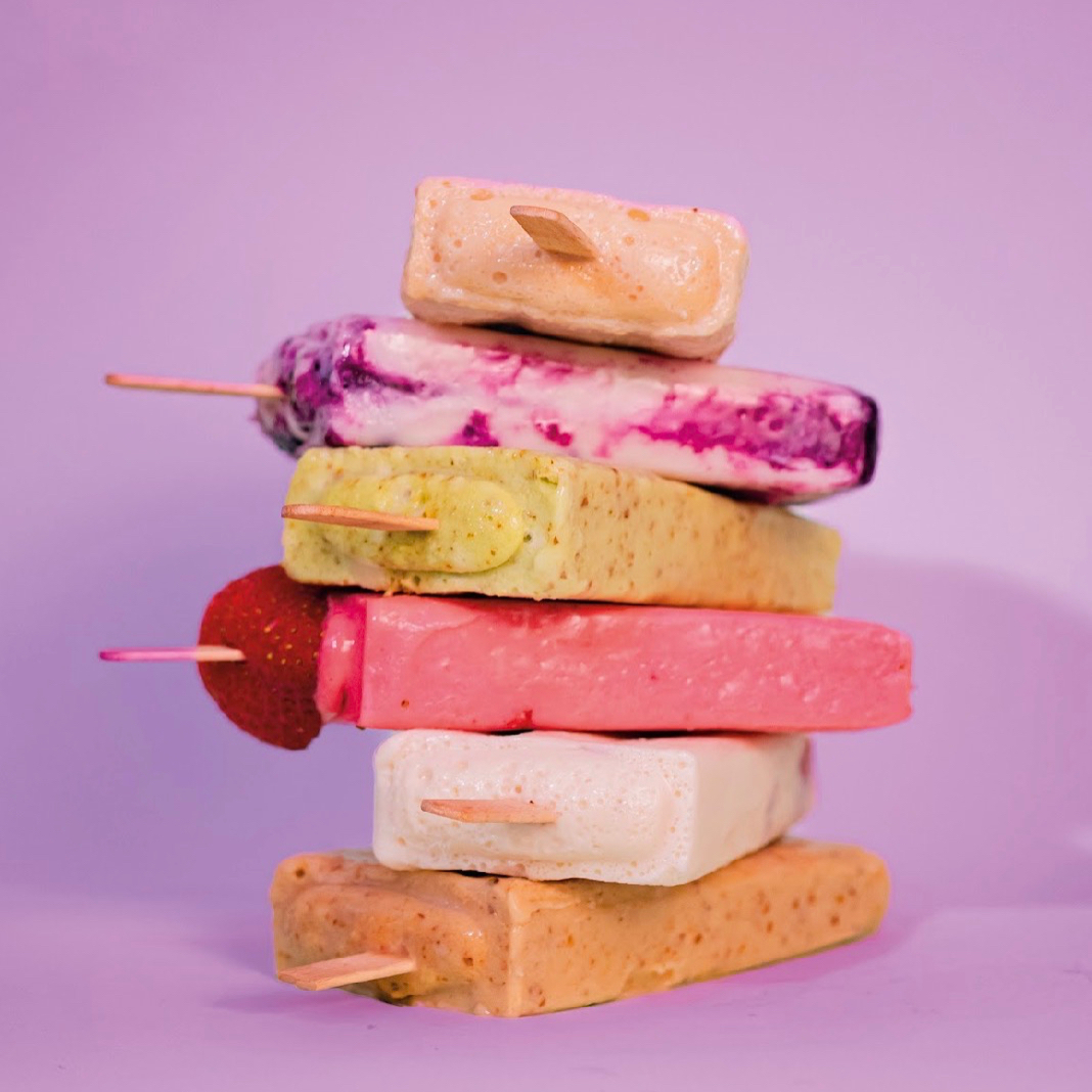 4 Paletas de Leche