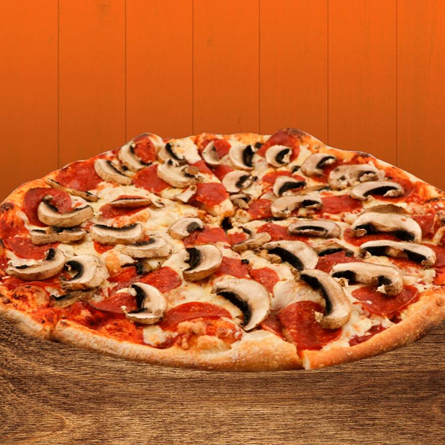 Pizza Gourmet Pepperoni & Champiñones Alto C