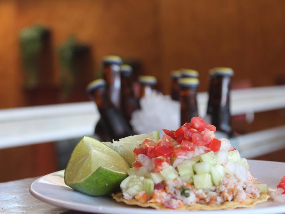 Tostada Ceviche de Pescado