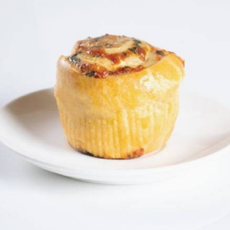 Rollo de Espinaca y Queso