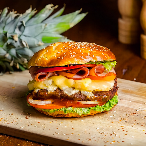 Hamburguesa Hawaiana