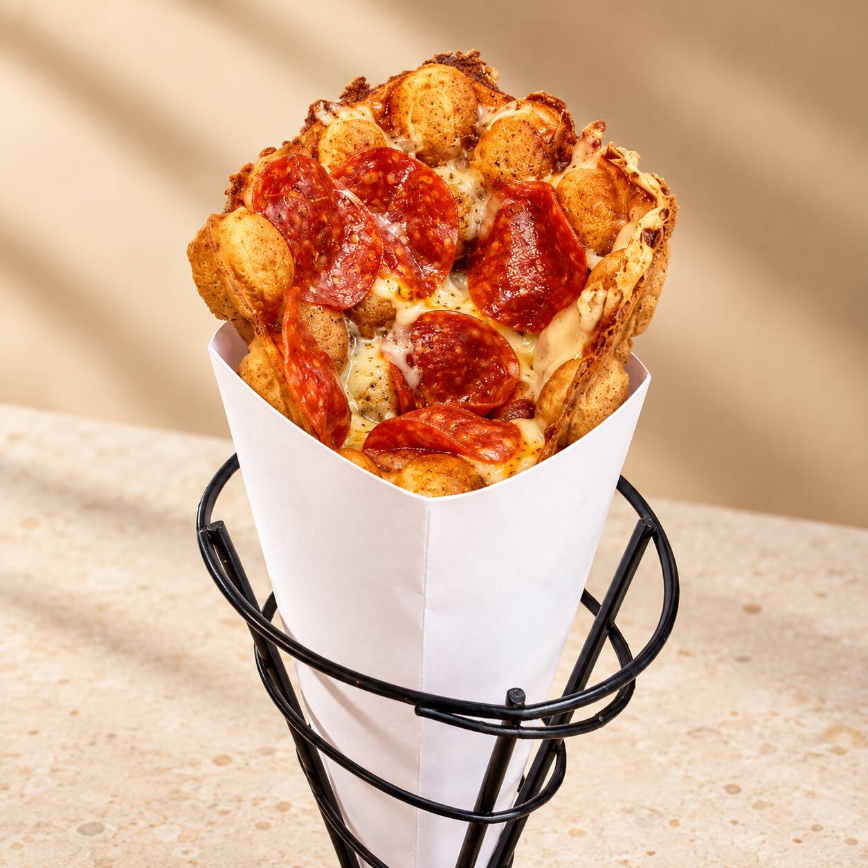 Waffle Pepperoni