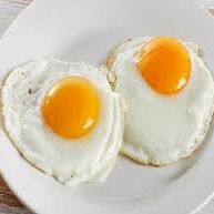 2 Ovos fritos, favor colocar o ponto do seu ovo na descrição.
