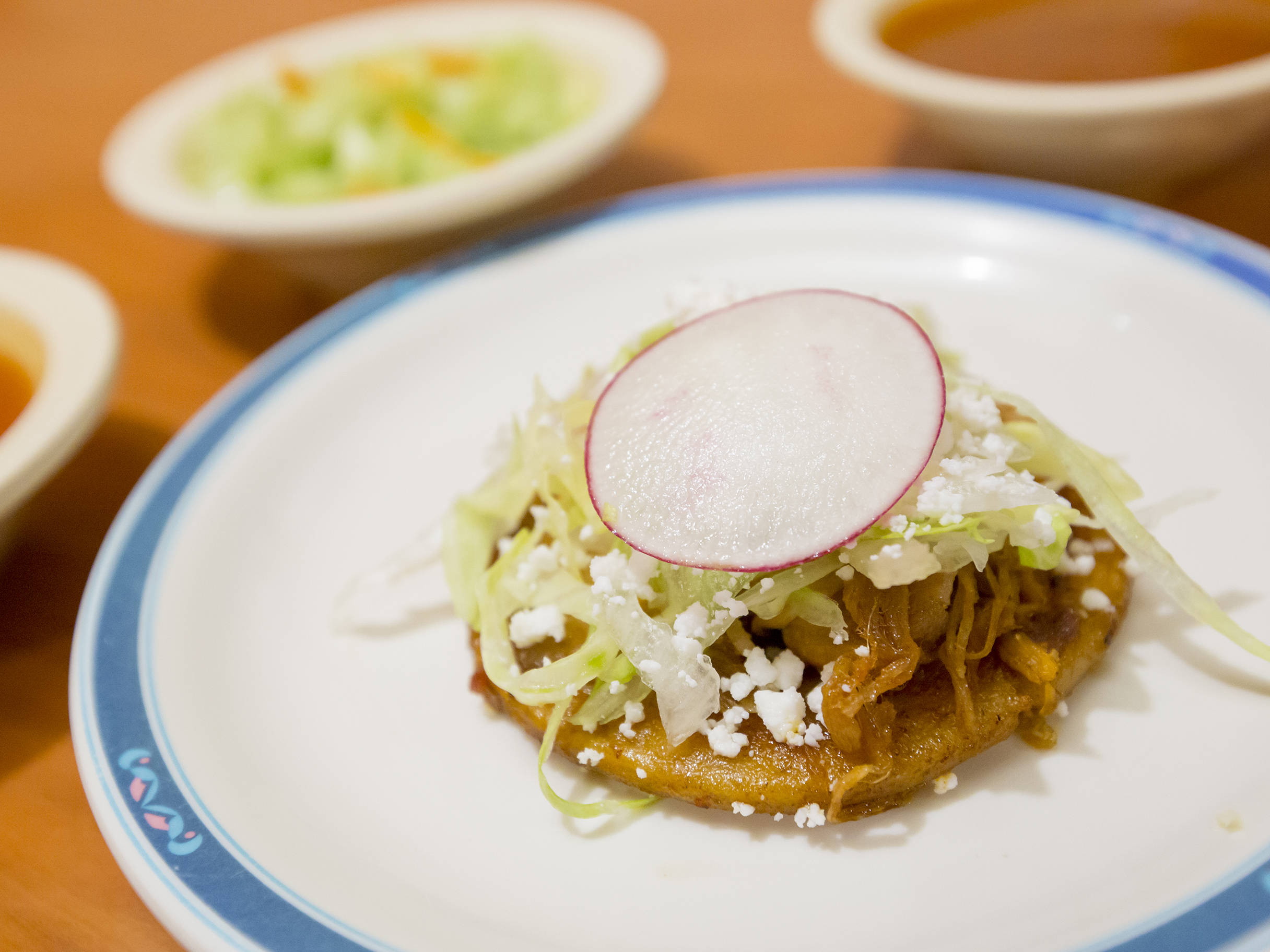 Sope de rajas.
