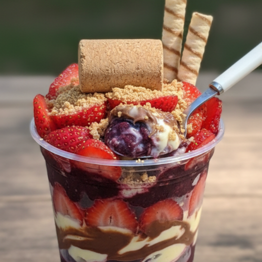 Delicioso creme de Ninho caseiro feito pela loja e bastante Nutella (com direito a frutas frescas a sua escolha )