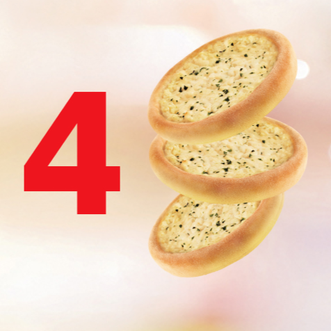 É impossível comer só uma! Vem pedir 4 Bib’sfihas de Queijo. É imperdível e delicioso. Aproveite!