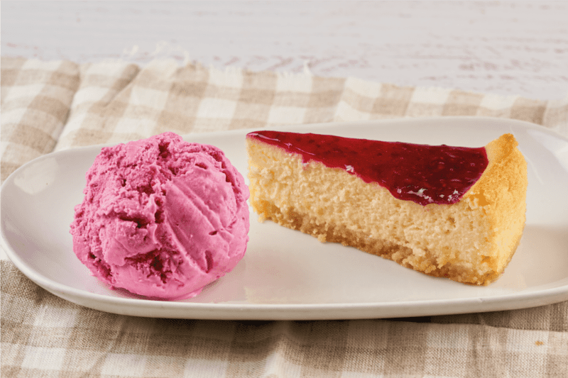 Cheesecake con Helado