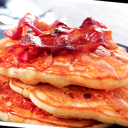 Hotcake´s de tocino