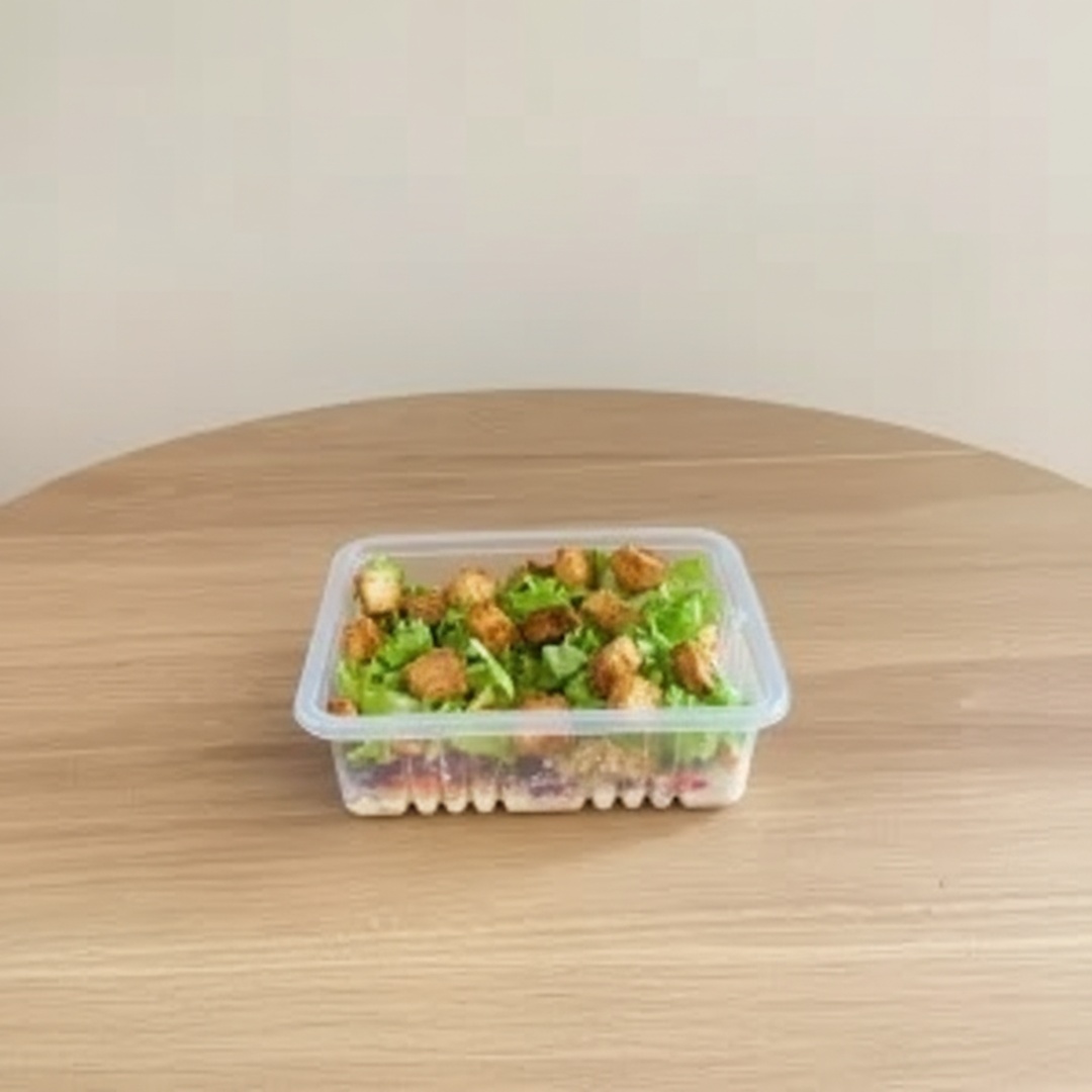 Uma salada completa, montada em camadas para garantir frescor e beleza em cada garfada. Feita com base de cenoura ralada, repolho roxo ou beterraba, frango desfiado temperadinho, alface fresquinha e finalizada com Croutons crocantes. Ideal para um almoce leve ou acompanhamento equilibrado. Venha experimentar nossa nova linha Fit Delícia da Naná Fit