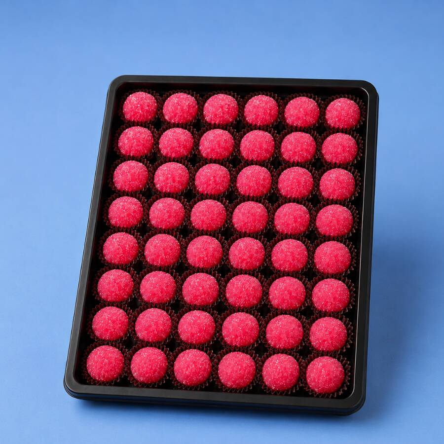 Meio Cento de Festa com 50 brigadeiros de Bicho de Pé super cremosos, feitos artesanalmente com muito carinho. Perfeitos para festas, presentes ou para matar aquela vontade de doce!