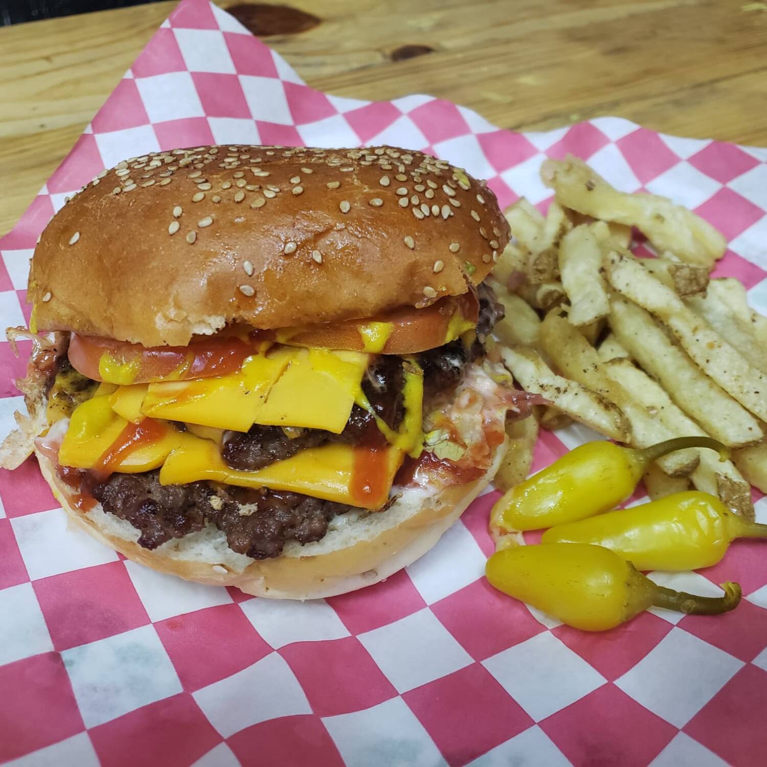HAMBURGUESA DOBLE CARNE