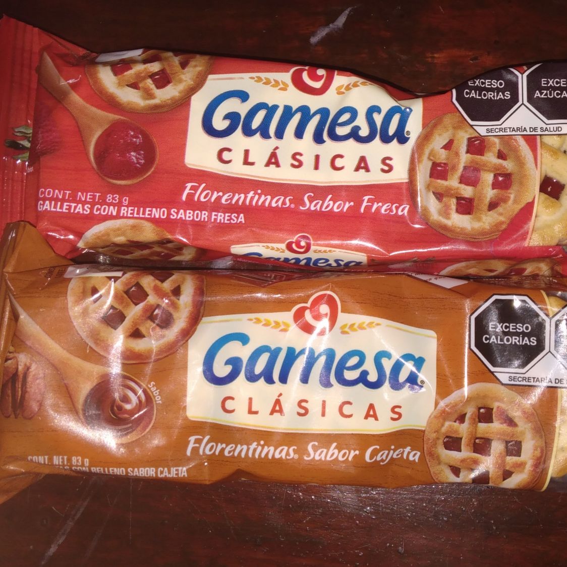 Galletas Florentinas de Fresa
