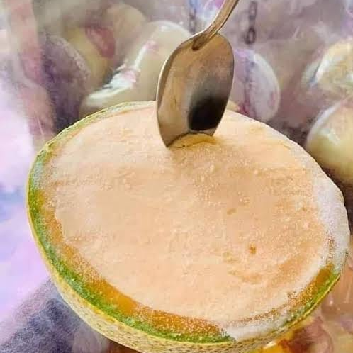 Cáscara Helado Melon