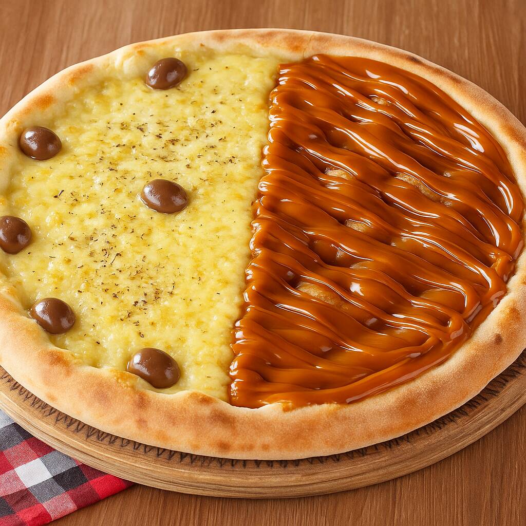 Banana II vai automaticamente com borda de chocolate.