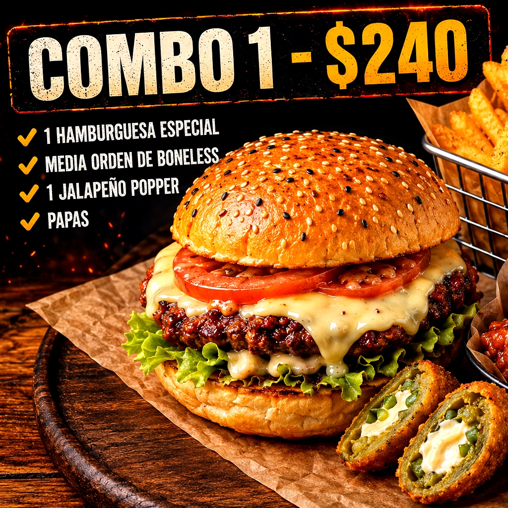 🐂 COMBO RANCH 1 CON BONNELS 🍗