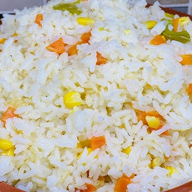 Arroz Blanco con Vegetales