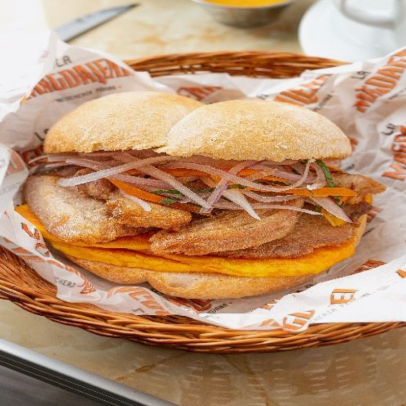 Sándwich Chicharrón la Magdalena