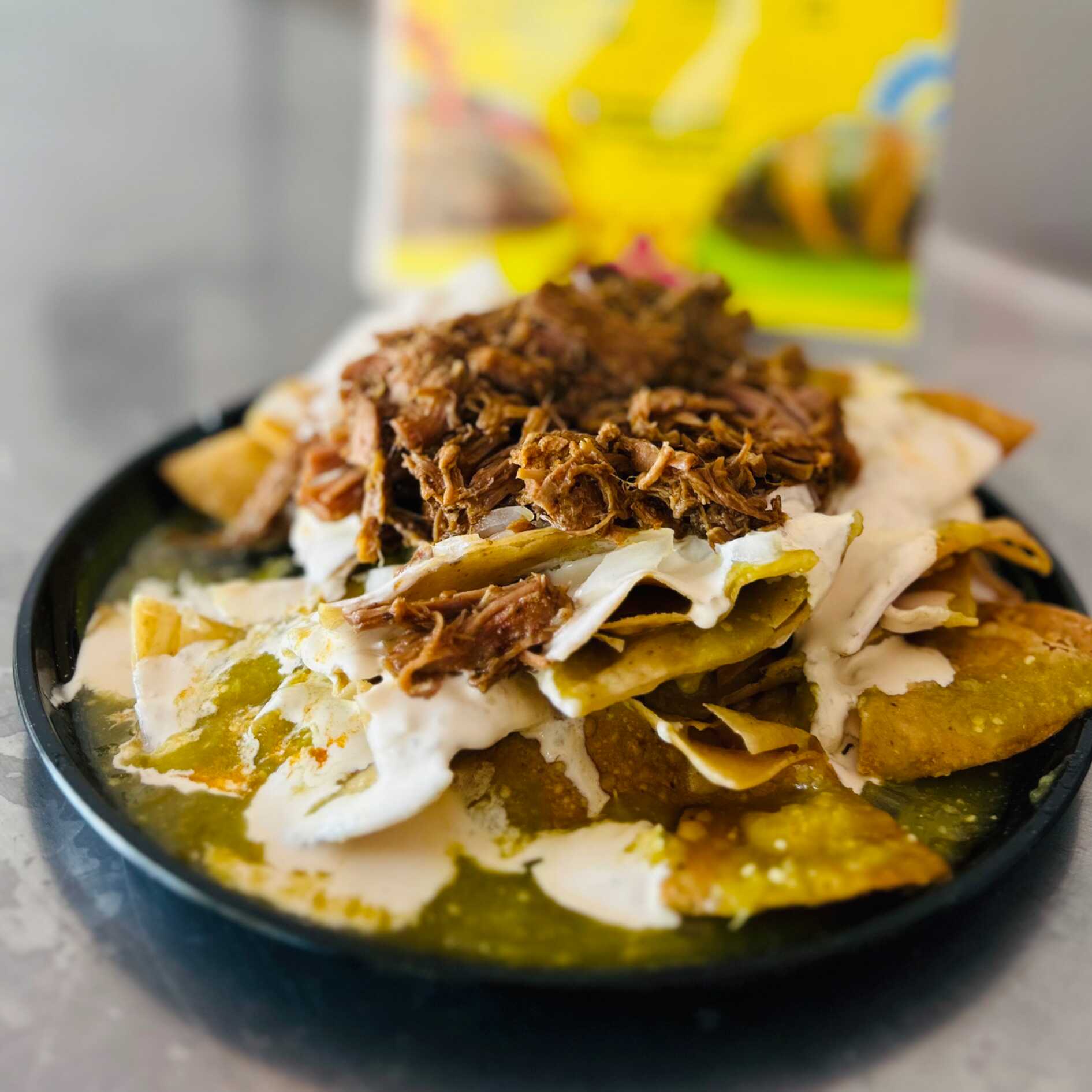 Chilaquiles con Birria